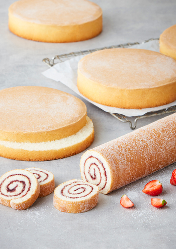 Roulade og lagkage