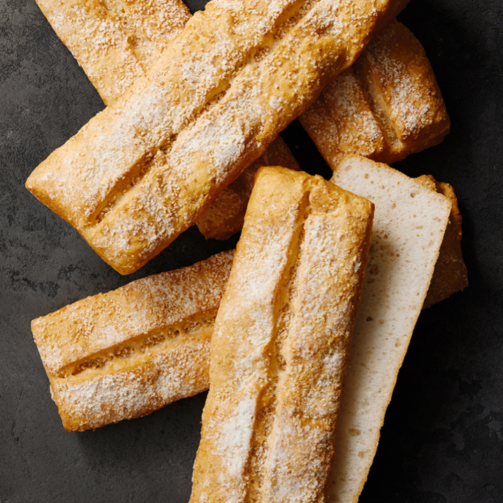 Gluten free baguette with poolish