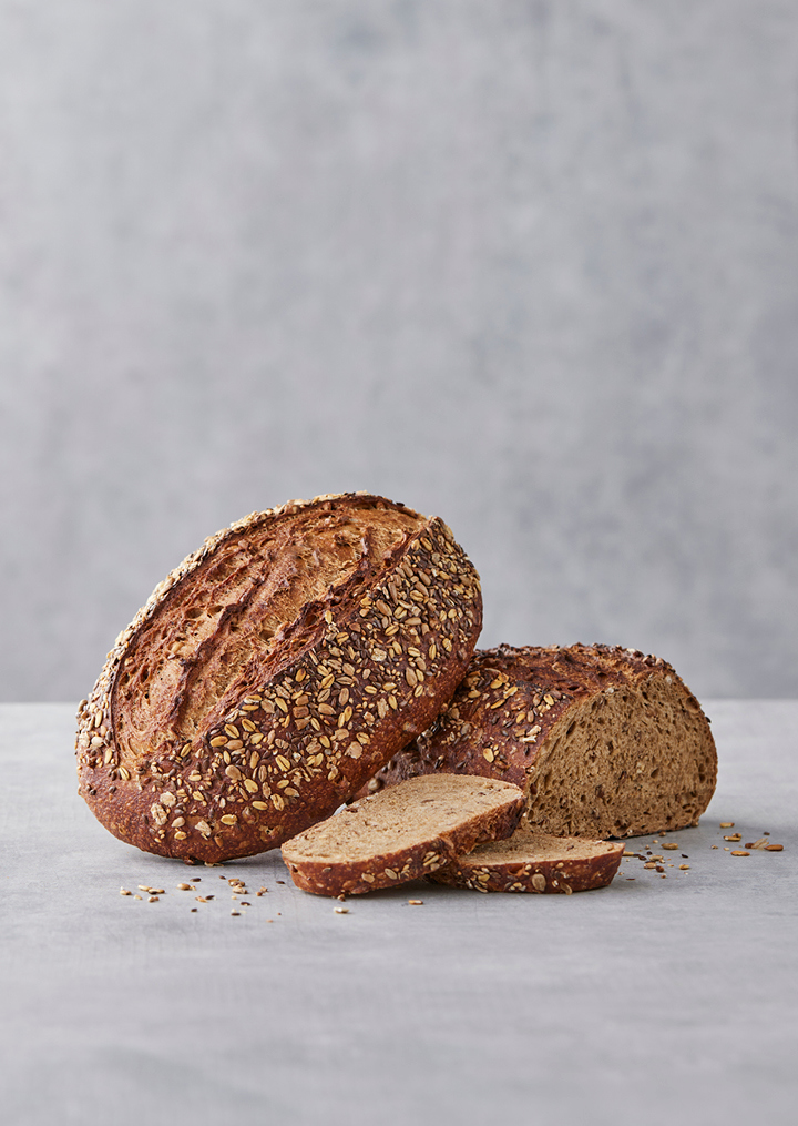 Brød med Poppet rug og durum