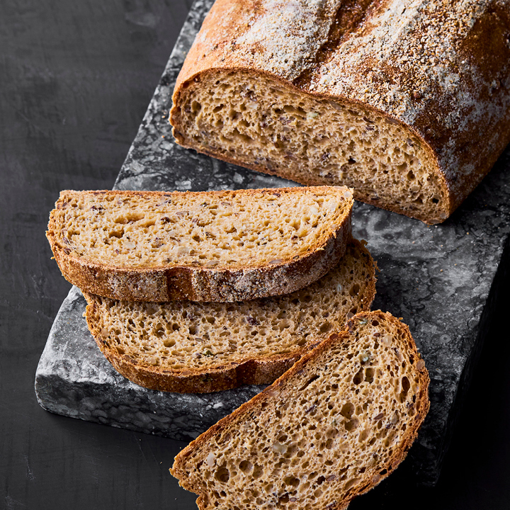 Gluten free rustic multiseed bread