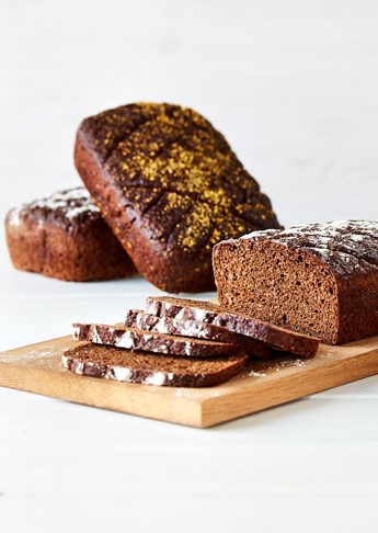 Mørkt kartoffelrugbrød