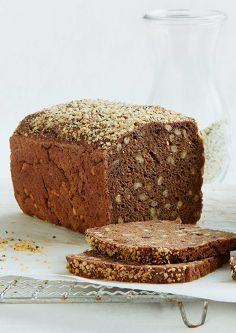 Rugbrød med hamp med MultiBase rugbrød