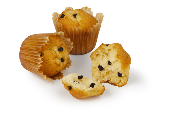Glutenfree muffin with chocolate