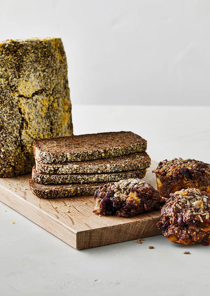 Proteinrugbrød og rugbrødsbites med solsikkeprotein | Se mere hos ...