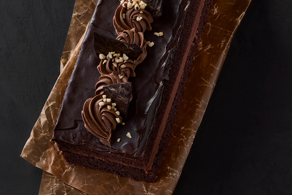 kage med Chokoladeganache