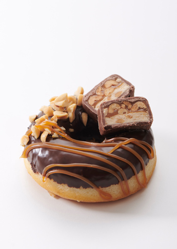 Cake Donut med Snickers